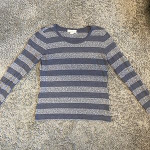 Grey/Blue Stripped Tee